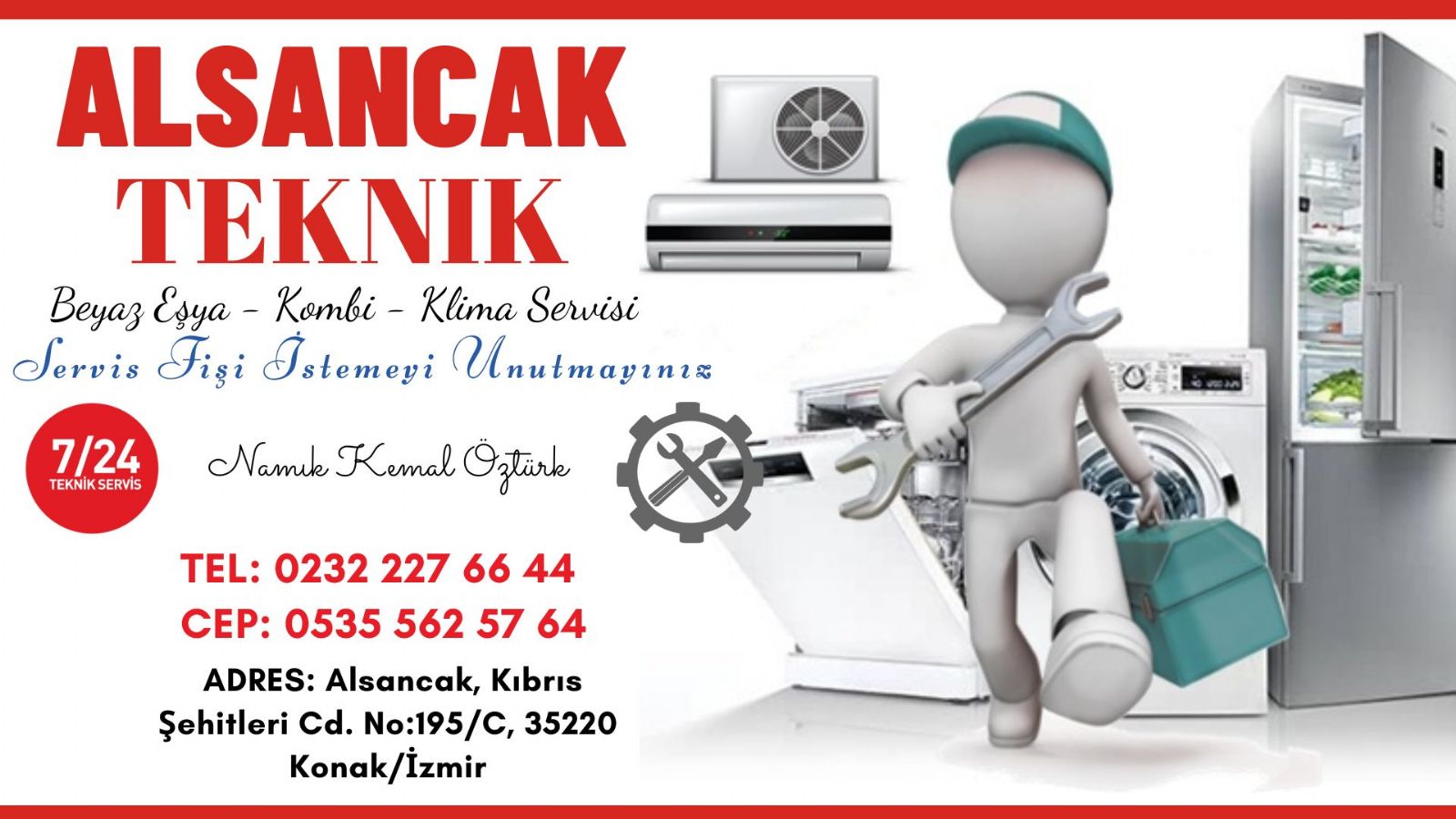 Alsancak bosch klima bakım servisi 
